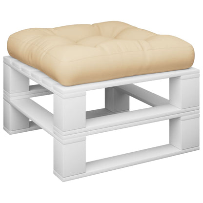 Palletkussen 50x50x12 cm stof beige - AllerleiShop