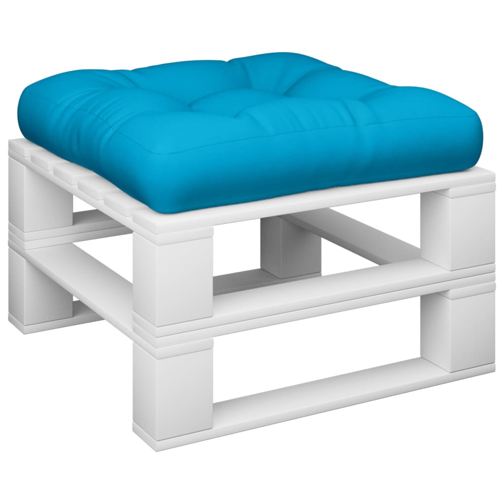 Palletkussen 60x60x12 cm stof blauw - AllerleiShop