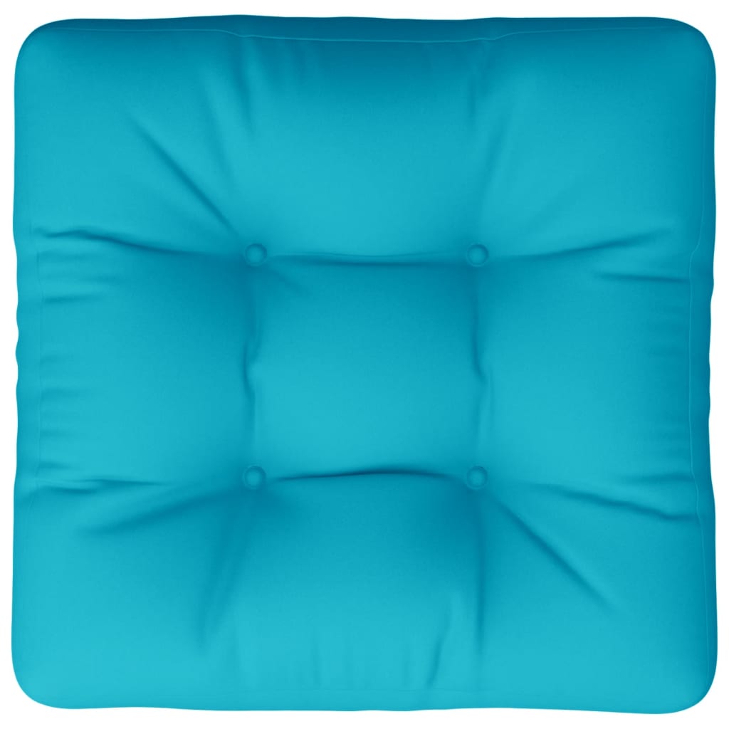 Palletkussen 60x60x12 cm stof turquoise - AllerleiShop