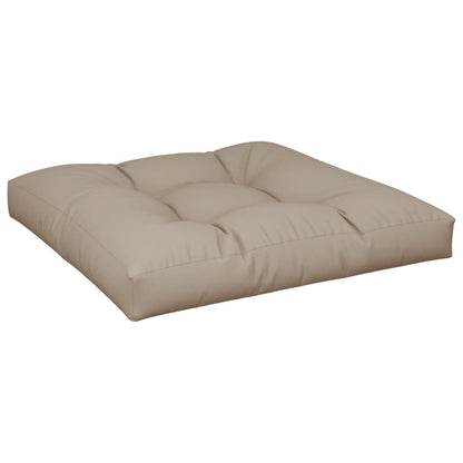 Palletkussen 80x80x12 cm stof taupe - AllerleiShop