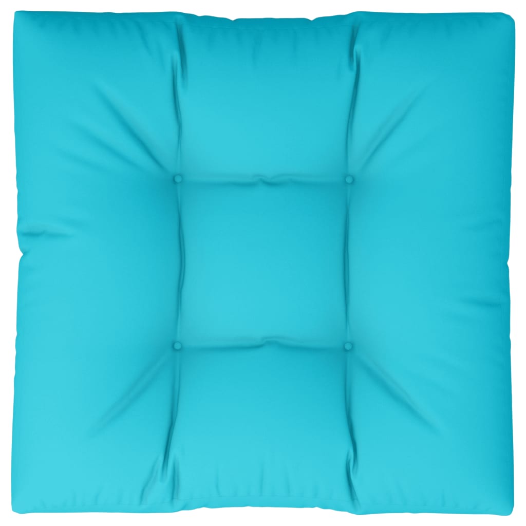 Palletkussen 80x80x12 cm stof turquoise - AllerleiShop