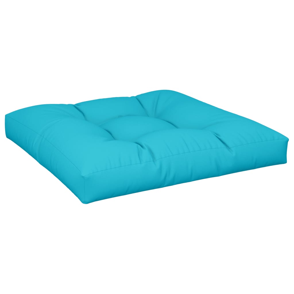 Palletkussen 80x80x12 cm stof turquoise - AllerleiShop