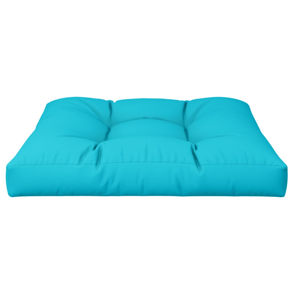 Palletkussen 80x80x12 cm stof turquoise - AllerleiShop