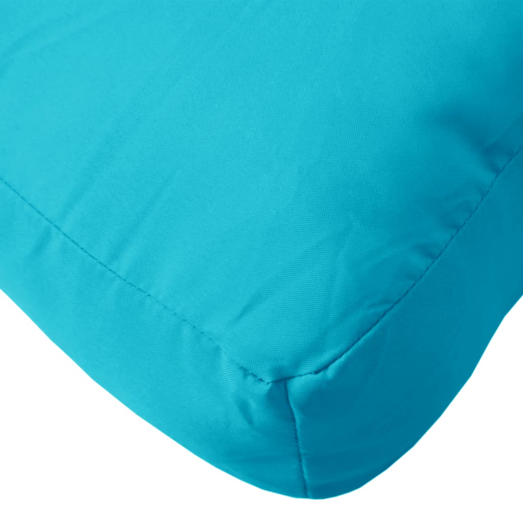 Palletkussen 80x80x12 cm stof turquoise - AllerleiShop