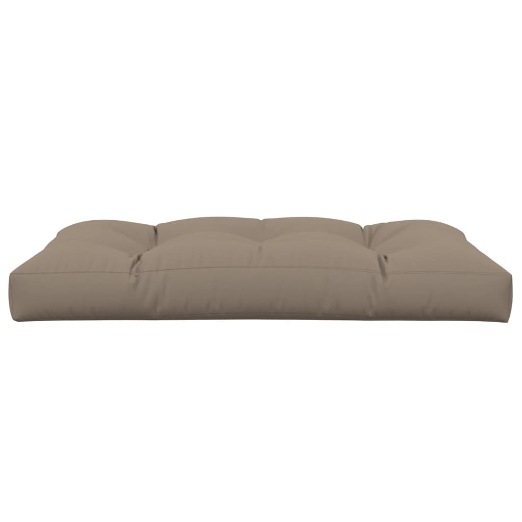 Palletkussen 120x80x12 cm stof taupe - AllerleiShop