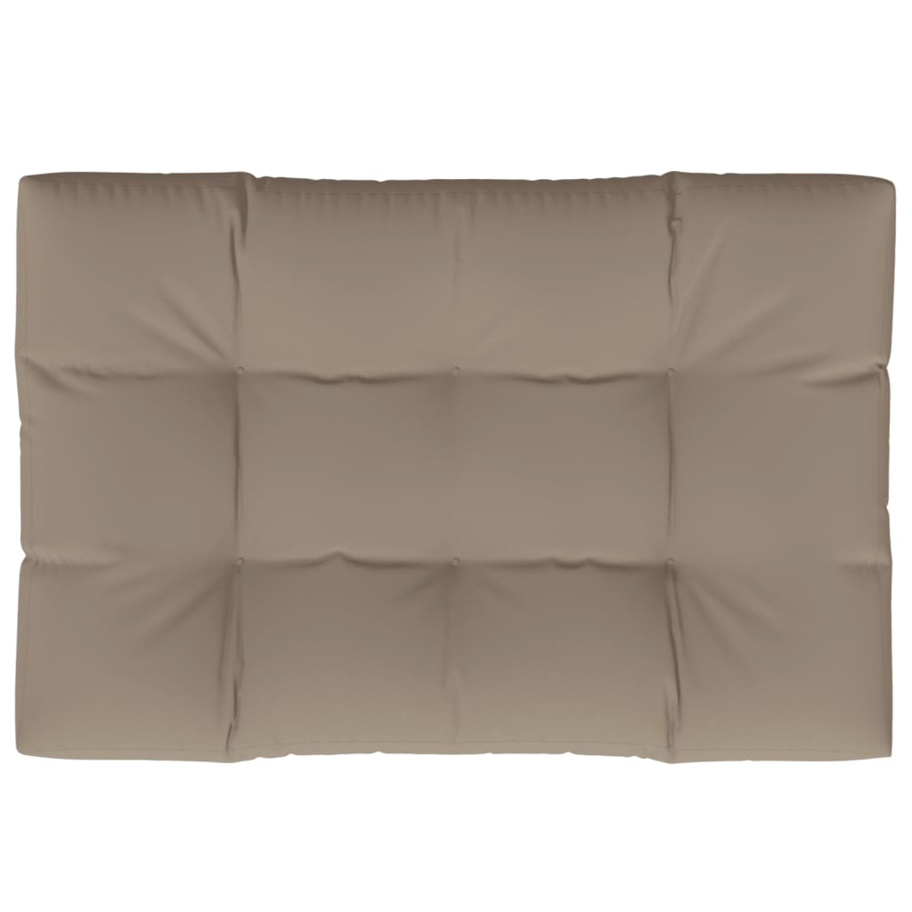 Palletkussen 120x80x12 cm stof taupe - AllerleiShop