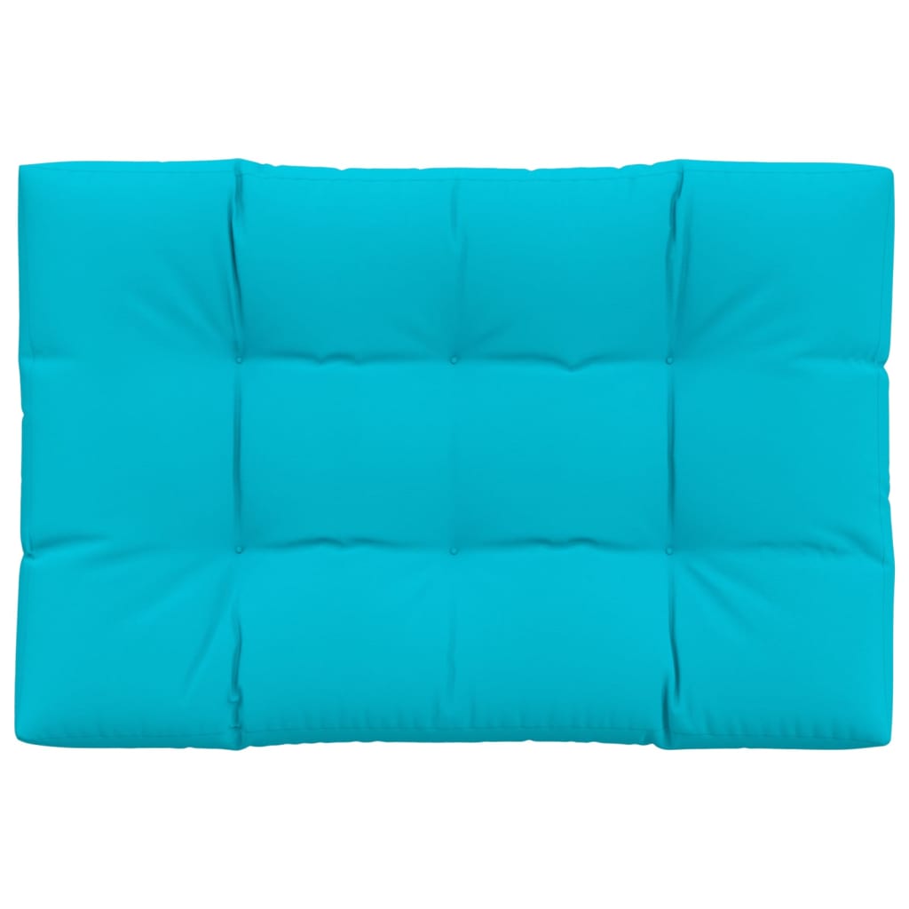 Palletkussen 120x80x12 cm stof turquoise - AllerleiShop