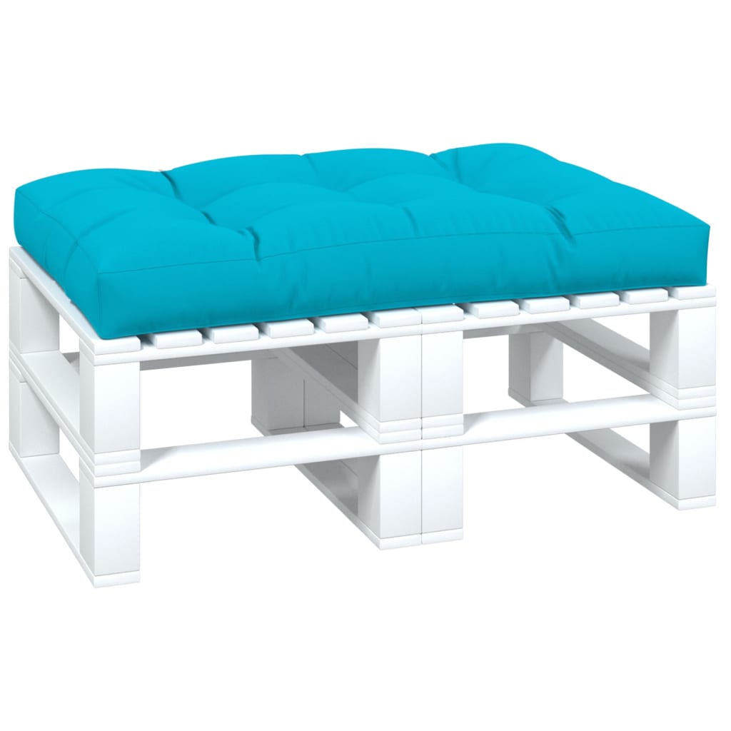 Palletkussen 120x80x12 cm stof turquoise - AllerleiShop