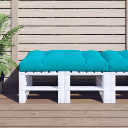 Palletkussen 120x80x12 cm stof turquoise - AllerleiShop