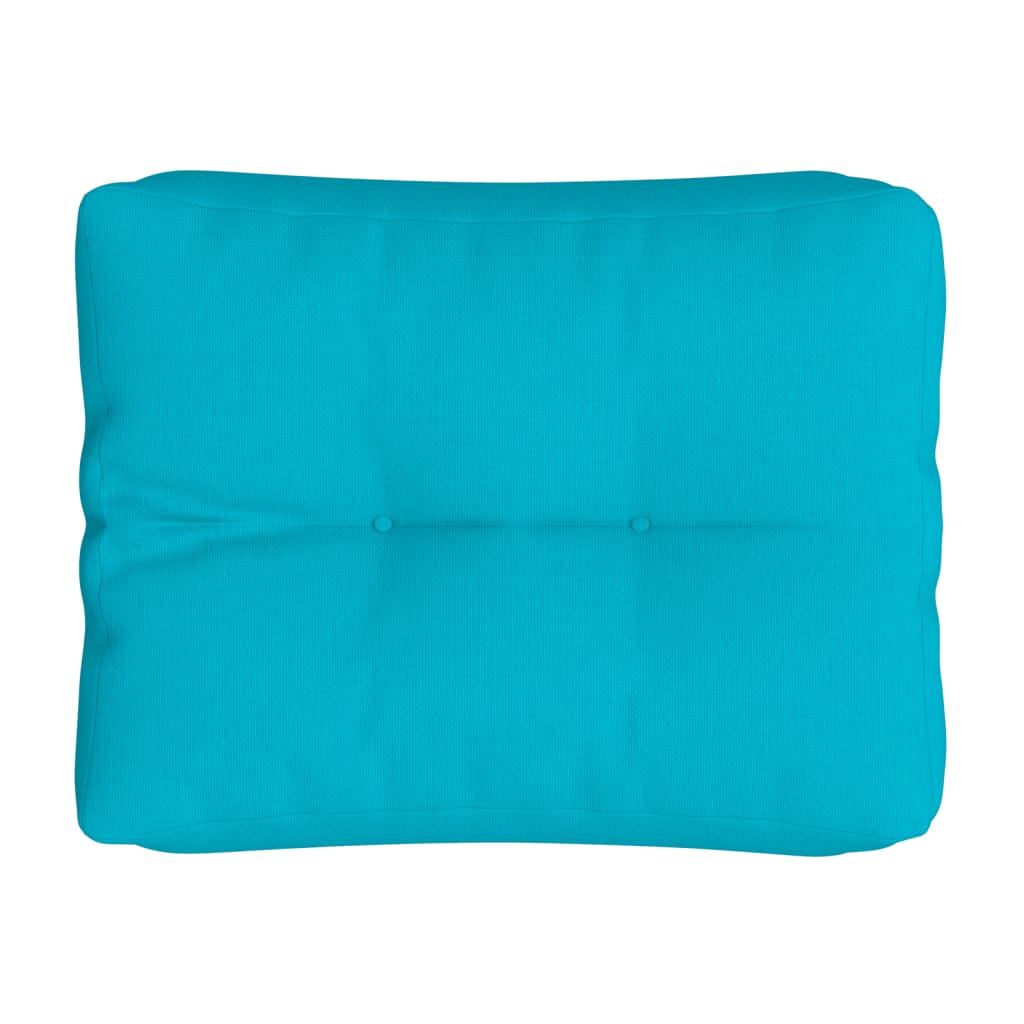 Palletkussen 50x40x12 cm stof turquoise - AllerleiShop