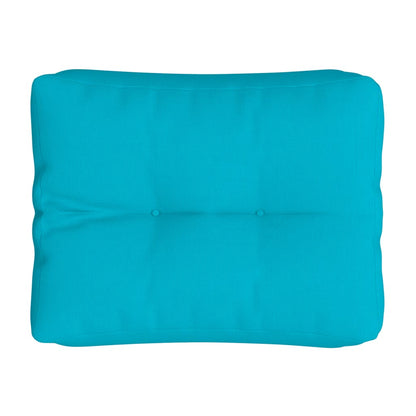 Palletkussen 50x40x12 cm stof turquoise - AllerleiShop