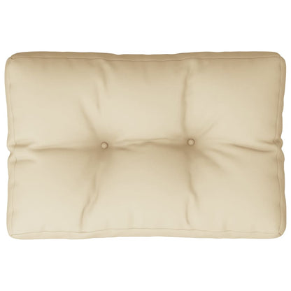 Palletkussen 60x40x12 cm stof beige - AllerleiShop