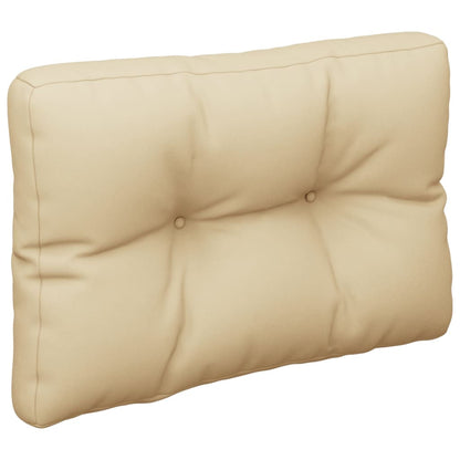 Palletkussen 60x40x12 cm stof beige - AllerleiShop