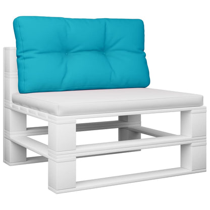 Palletkussen 70x40x12 cm stof turquoise - AllerleiShop