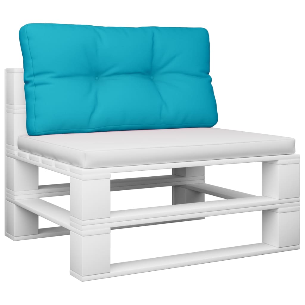 Palletkussen 80x40x12 cm stof turquoise - AllerleiShop