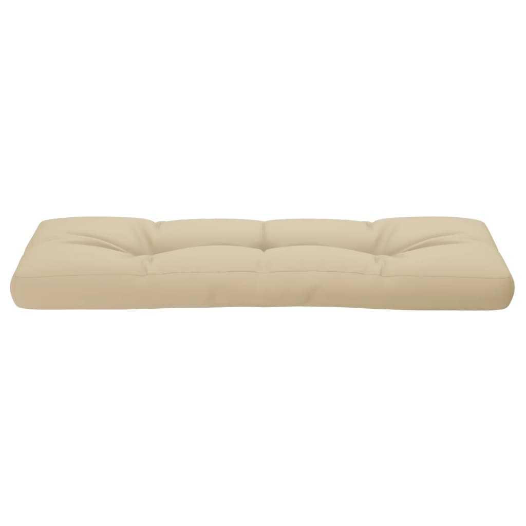 Palletkussen 120x40x12 cm stof beige - AllerleiShop