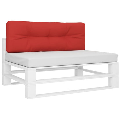 Palletkussen 120x40x12 cm stof rood - AllerleiShop