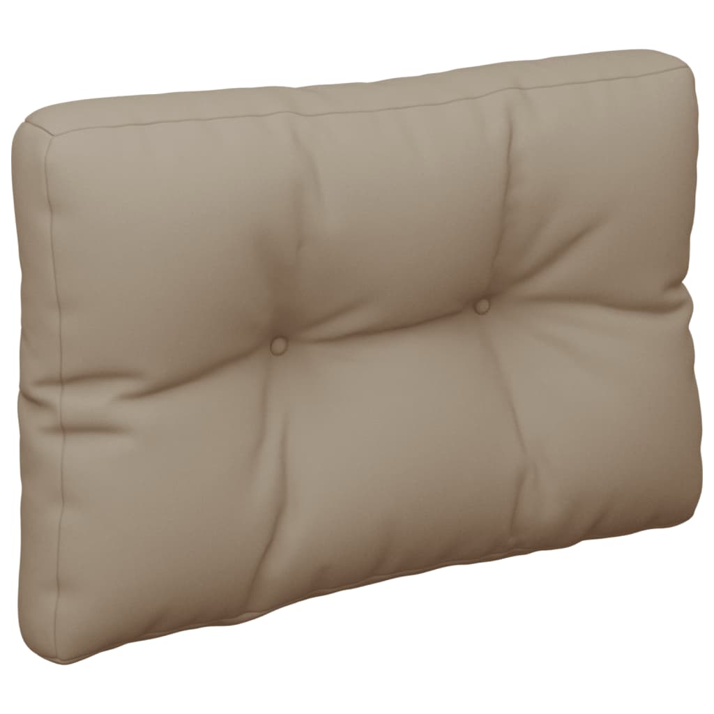 Palletkussens 2 st stof taupe - AllerleiShop