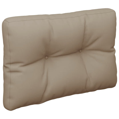 Palletkussens 2 st stof taupe - AllerleiShop