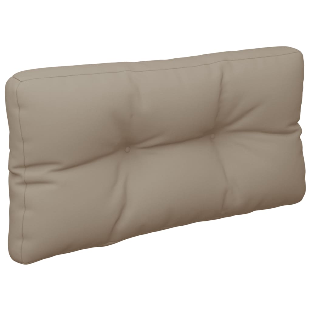 Palletkussens 2 st stof taupe - AllerleiShop