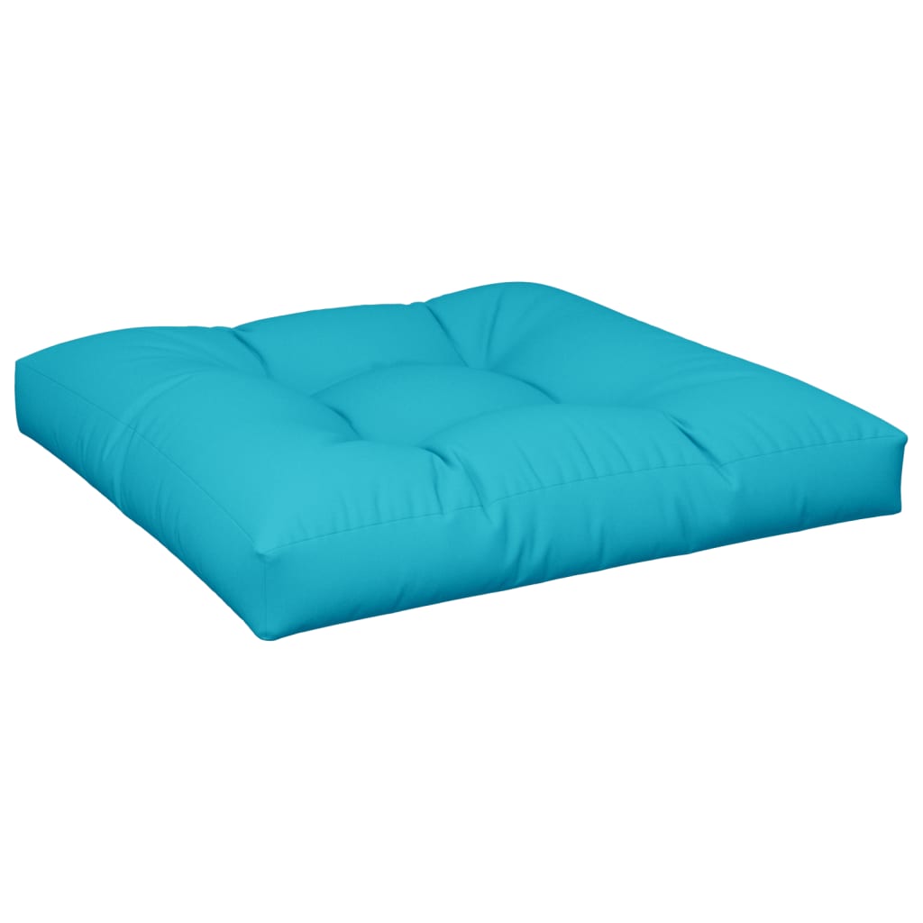 Palletkussens 2 st stof turquoise - AllerleiShop