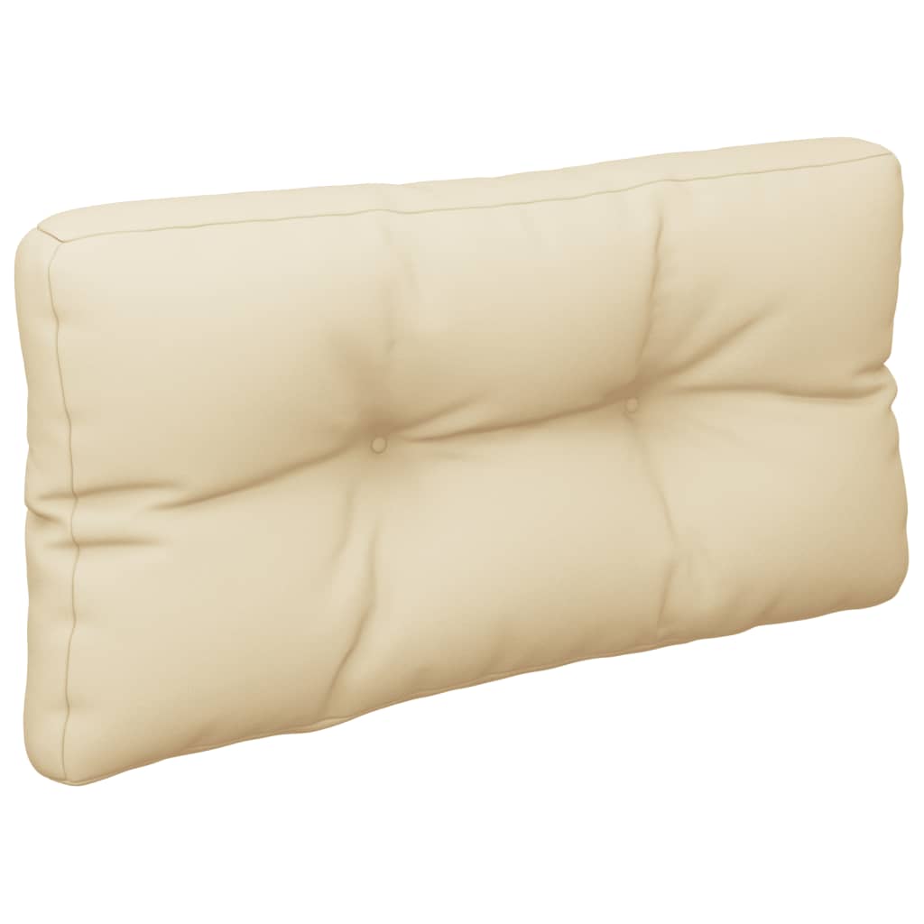 Palletkussens 2 st stof beige - AllerleiShop