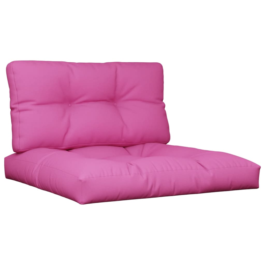 Palletkussens 2 st stof roze - AllerleiShop