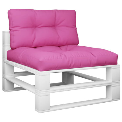 Palletkussens 2 st stof roze - AllerleiShop