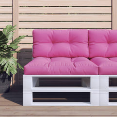 Palletkussens 2 st stof roze