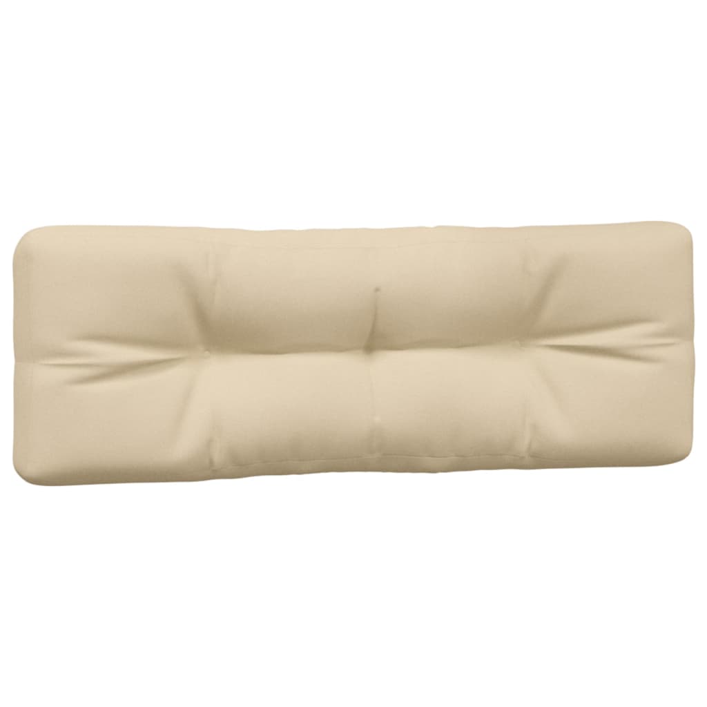 Palletkussens 2 st stof beige - AllerleiShop