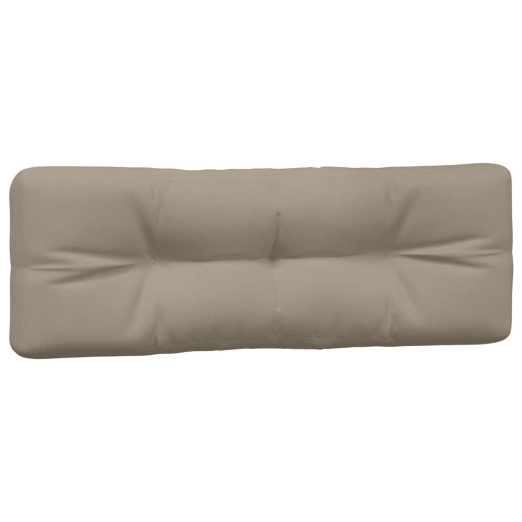 Palletkussens 2 st stof taupe - AllerleiShop