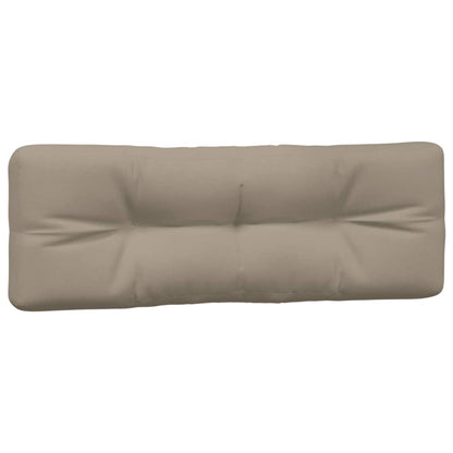 Palletkussens 2 st stof taupe - AllerleiShop