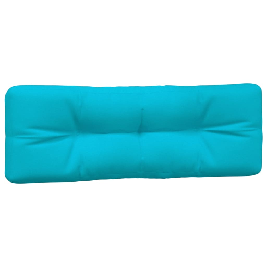 Palletkussens 2 st stof turquoise - AllerleiShop