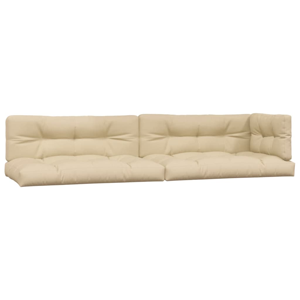 Palletkussens 5 st stof beige - AllerleiShop