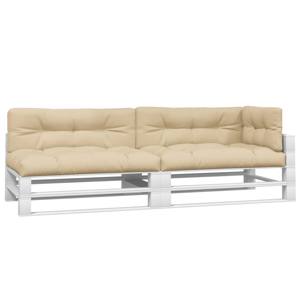 Palletkussens 5 st stof beige - AllerleiShop