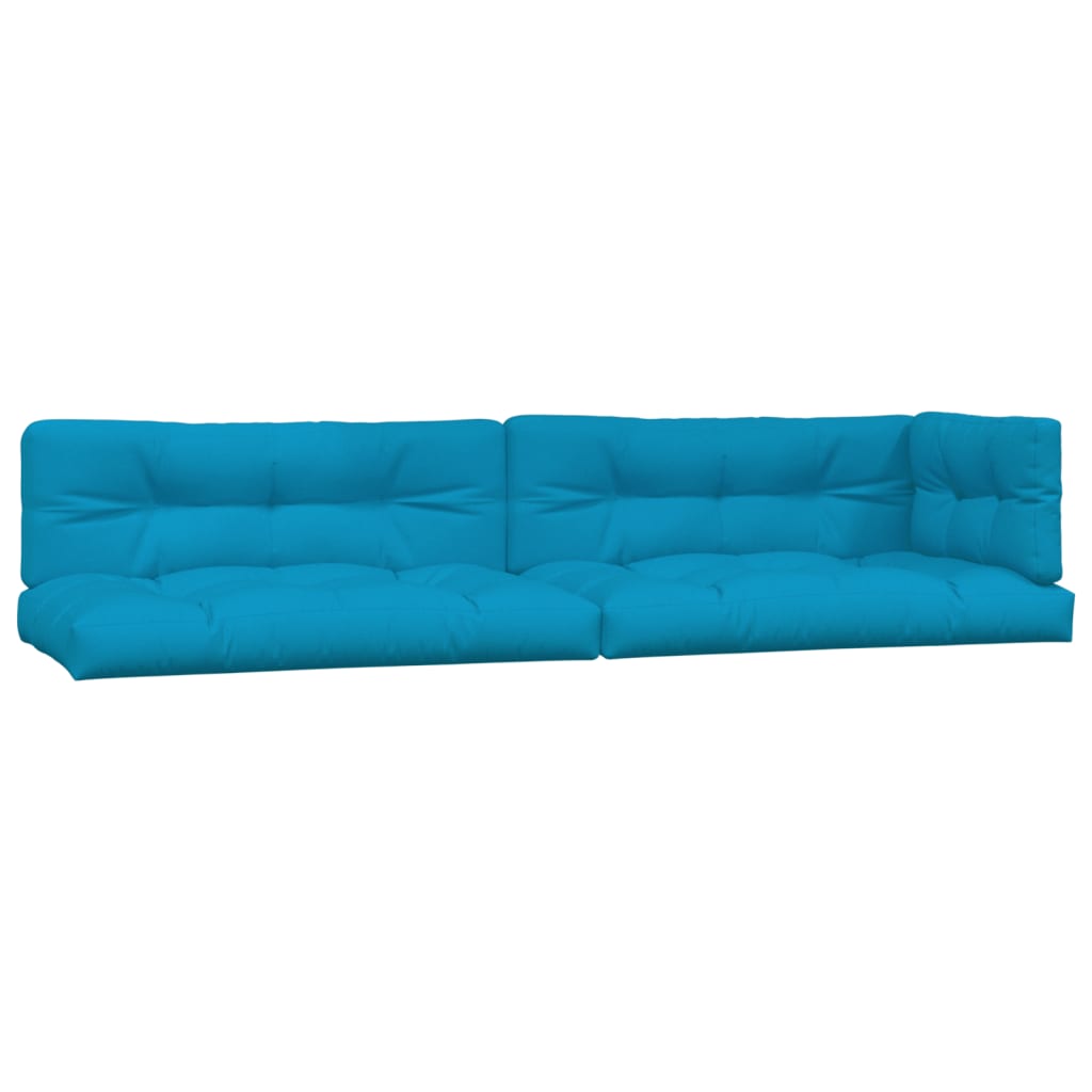 Palletkussens 5 st stof blauw - AllerleiShop