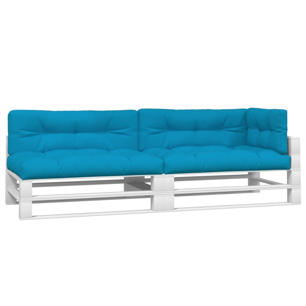 Palletkussens 5 st stof blauw - AllerleiShop