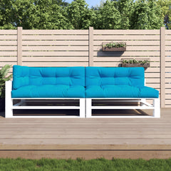 Palletkussens 5 st stof blauw