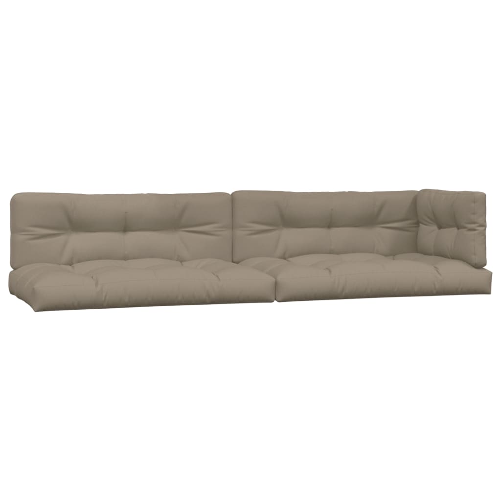 Palletkussens 5 st stof taupe - AllerleiShop