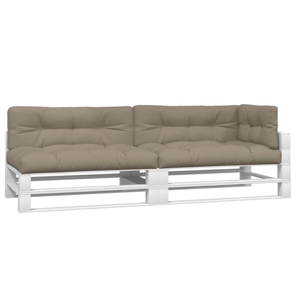 Palletkussens 5 st stof taupe - AllerleiShop