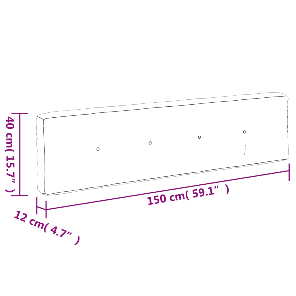 Palletkussens 2 st stof antracietkleurig - AllerleiShop