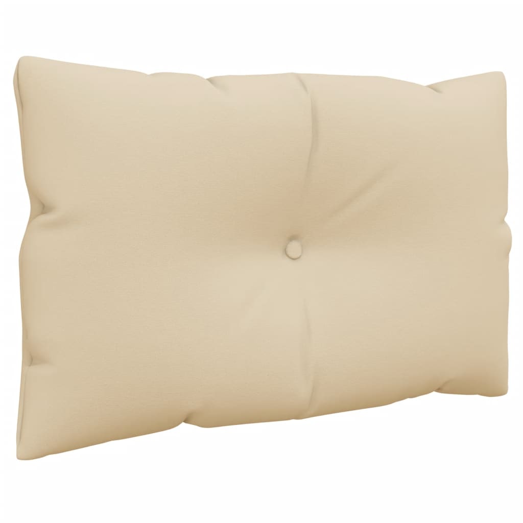 Palletkussens 2 st stof beige - AllerleiShop