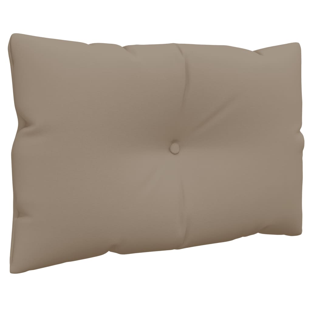 Palletkussens 2 st stof taupe - AllerleiShop