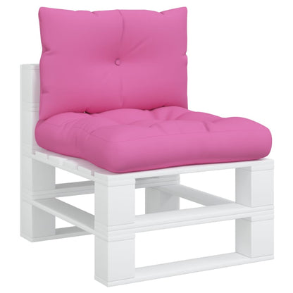 Palletkussens 2 st oxford stof roze - AllerleiShop