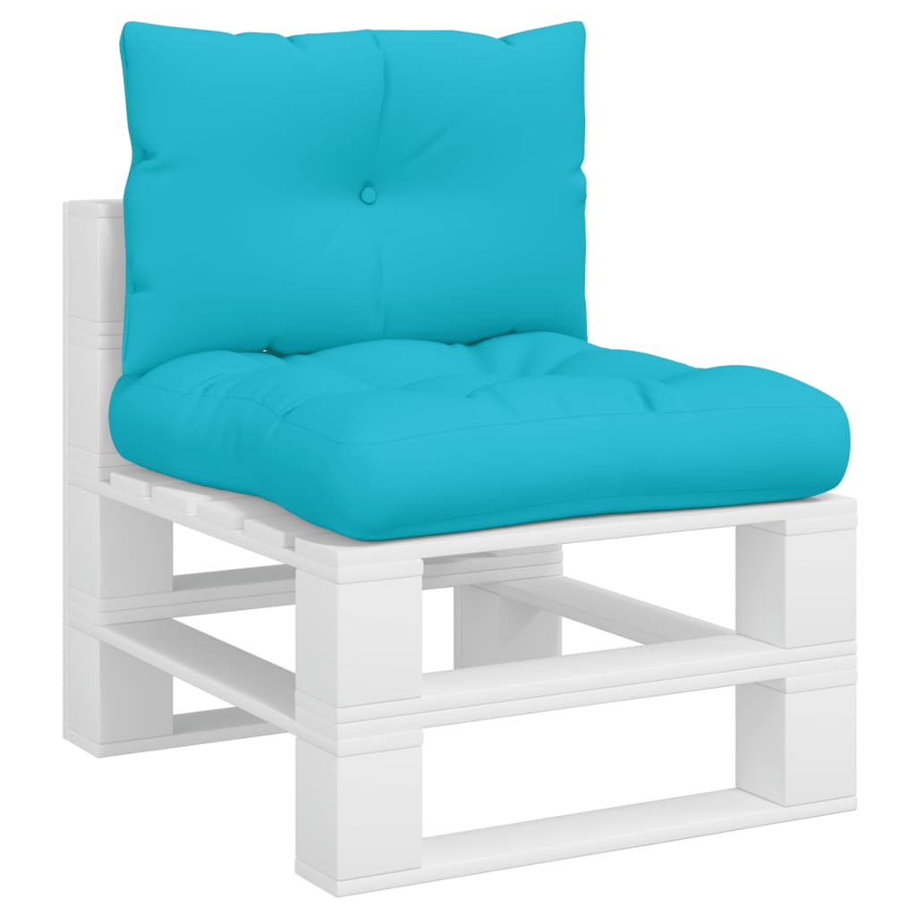 Palletkussens 2 st oxford stof turquoise - AllerleiShop