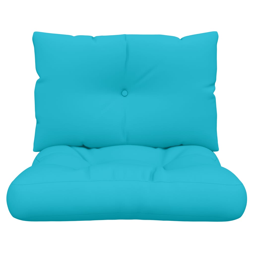 Palletkussens 2 st oxford stof turquoise - AllerleiShop