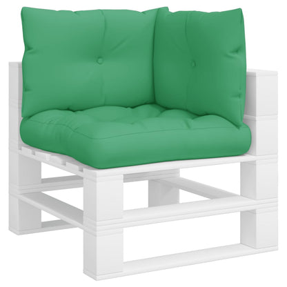 Palletkussens 3 st stof groen - AllerleiShop