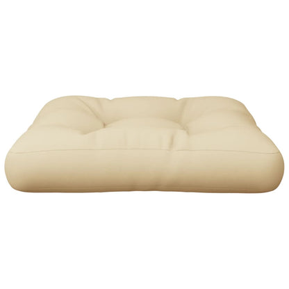 Palletkussen 58x58x10 cm stof beige - AllerleiShop