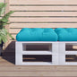 Palletkussen 58x58x10 cm oxford stof turquoise - AllerleiShop