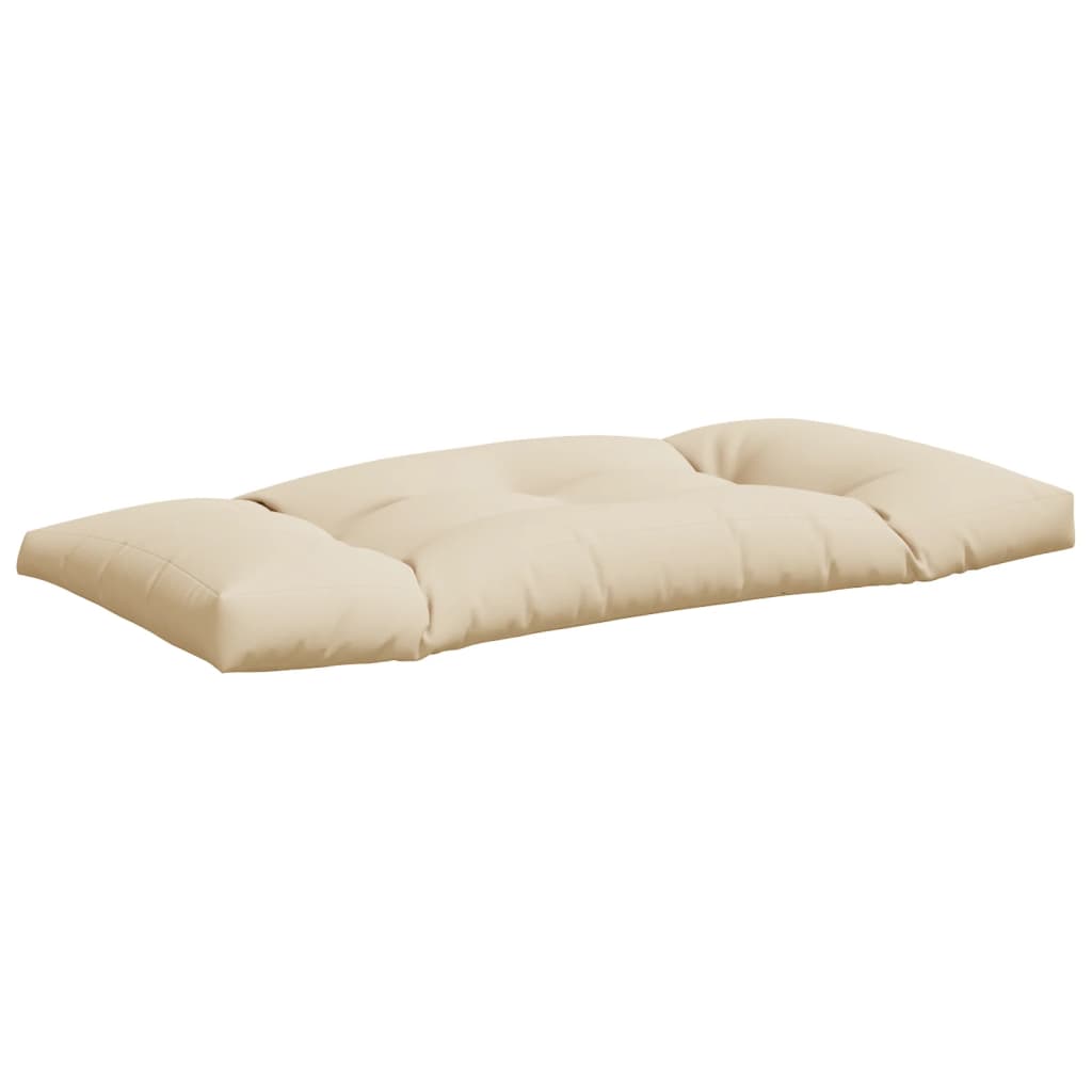 Palletkussens 2 st stof beige - AllerleiShop